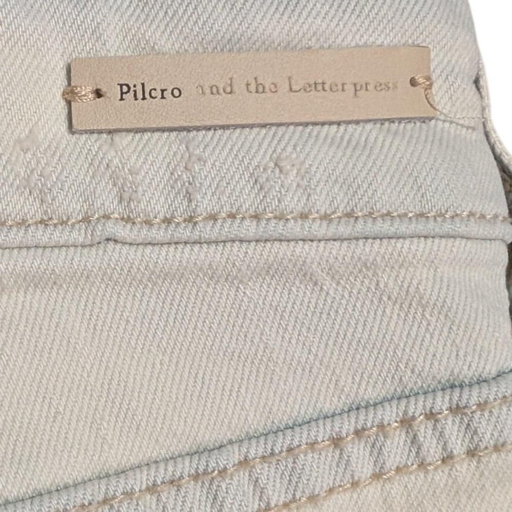 Pilcro and the Letterpress Anthropologie Slim Boyfriend Floral Denim 26 Shorts - Picture 5 of 11
